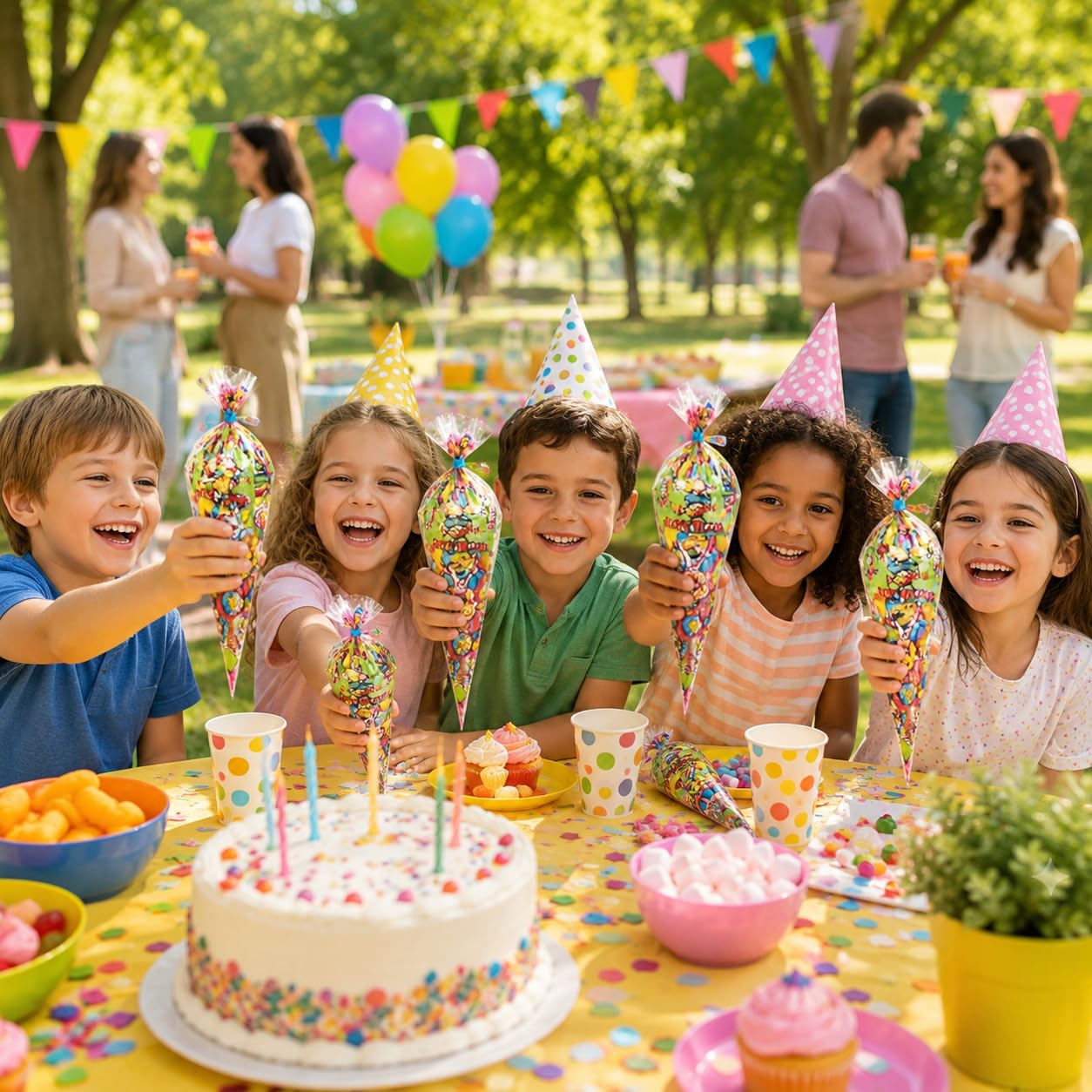 Bolsas Chuches Cumpleaños Gominolas Infantiles Surtidas Sin Gluten Fiesta Niños Regalo Piñata