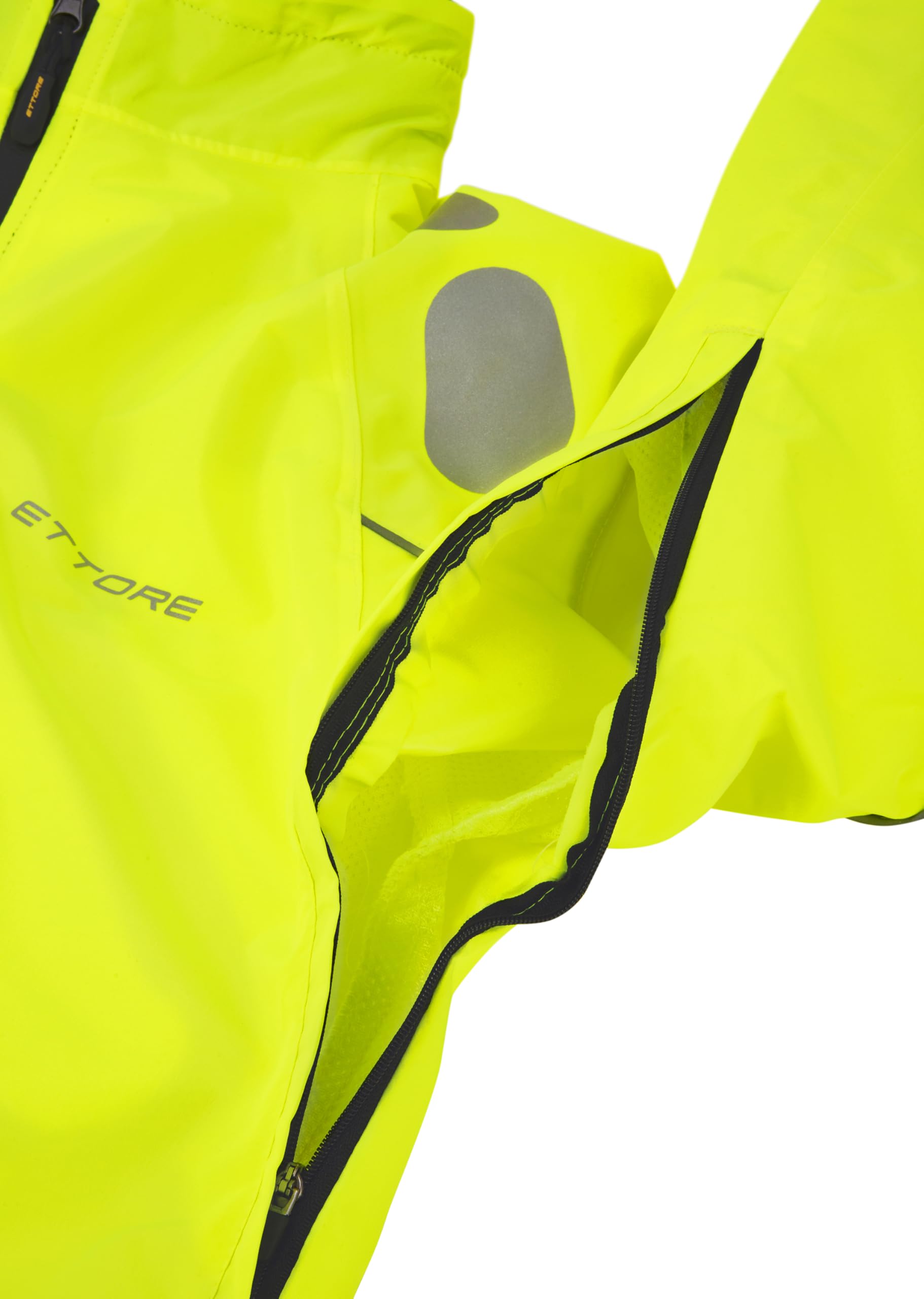 Ettore Damen Radsportjacke wasserdicht atmungsaktiv High-Vis - Gelb - Night Eagle