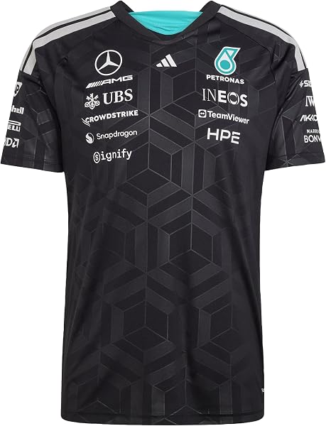 Adidas Herren Mercedes - Amg Petronas Formula 1 Team Driver Jersey Short Sleeves
