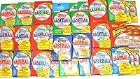 Vista 2 de 100 tarjetas de béisbol vintage vintage ~ paquetes de cera sellada lote!
