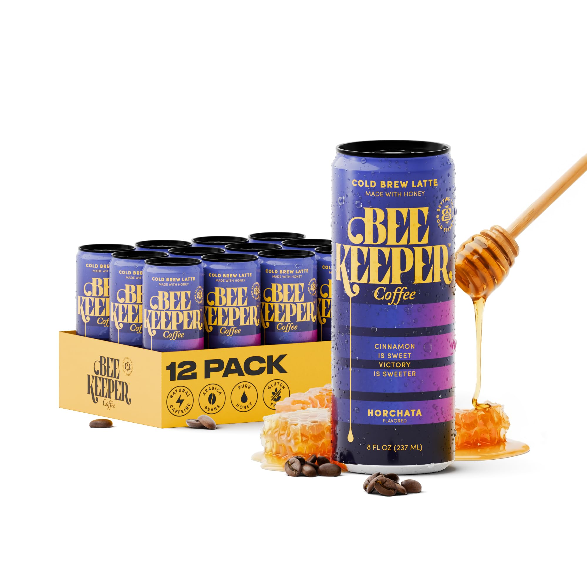 Amazon.com: Beekeeper Horchata Latte Cold Brew Coffee Drinks with