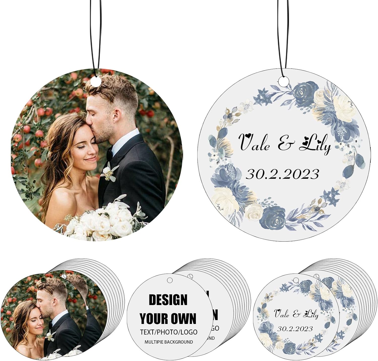 10/20/50/100/Pcs Custom Air Freshener for Car Bulk, Wholesale