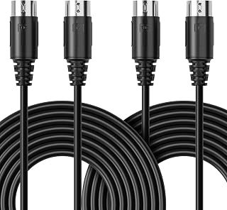 MD-PRO 5 Pin DIN MIDI Cable OFC Wire for Keyboard, Rack Synth, Sampler, Sound Source and Other Music Gear. MD-PRO (10 Feet (2 Pack))