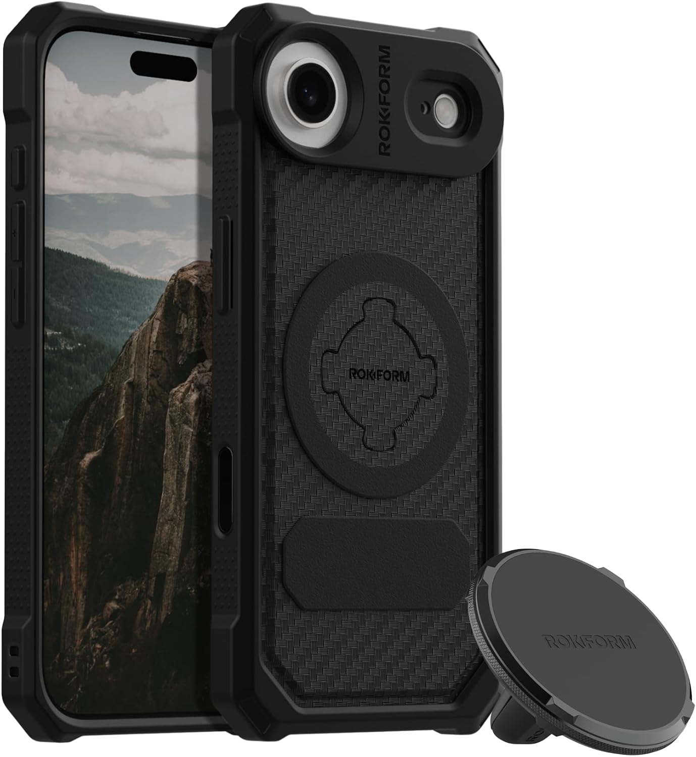 Rokform iPhone 17 Air Rugged Case + Dual Magnet Vent Mount