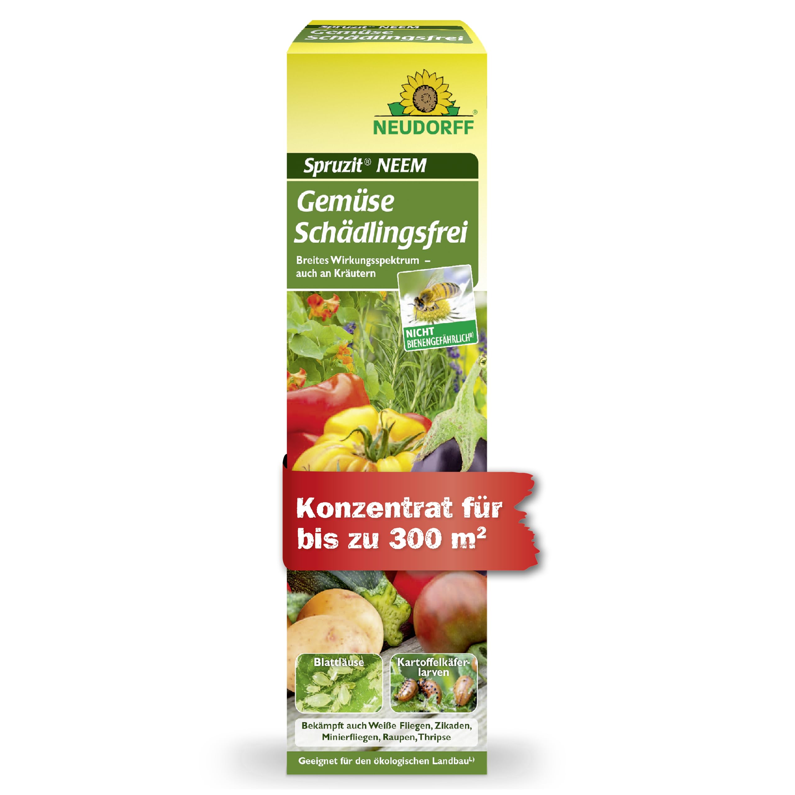 Neudorff Insektenspray – Neem-GemüseSchädlingsfrei, 75 ml