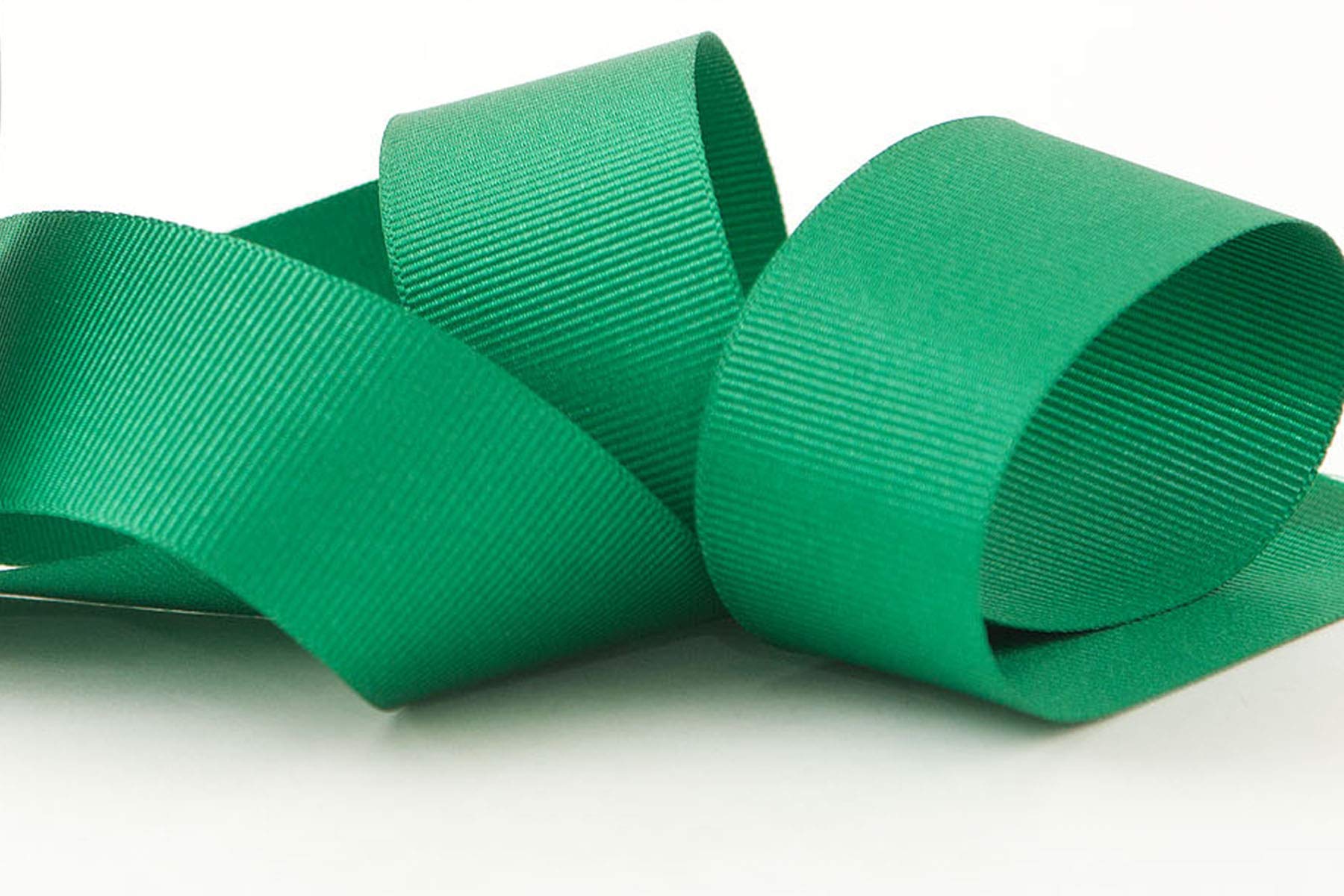 Berisfords Grosgrain, Polyester, Emerald, 10.4 x 10.4 x 2.9 cm, 25mm - Image 3