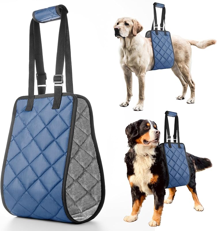 Suporte Elevatório para Pernas Traseiras de Cães com Alça de Nylon Ajustável Moonsea dlh987