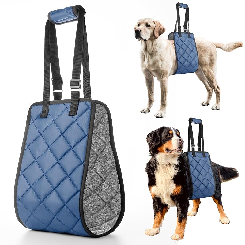 Peitoral Sling de Suporte para Pernas Traseiras de Cães Moonsea Navy (Large)