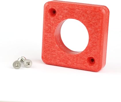 Recycled 1-1/8" Predator Guards for Wrens & Chickadees Red