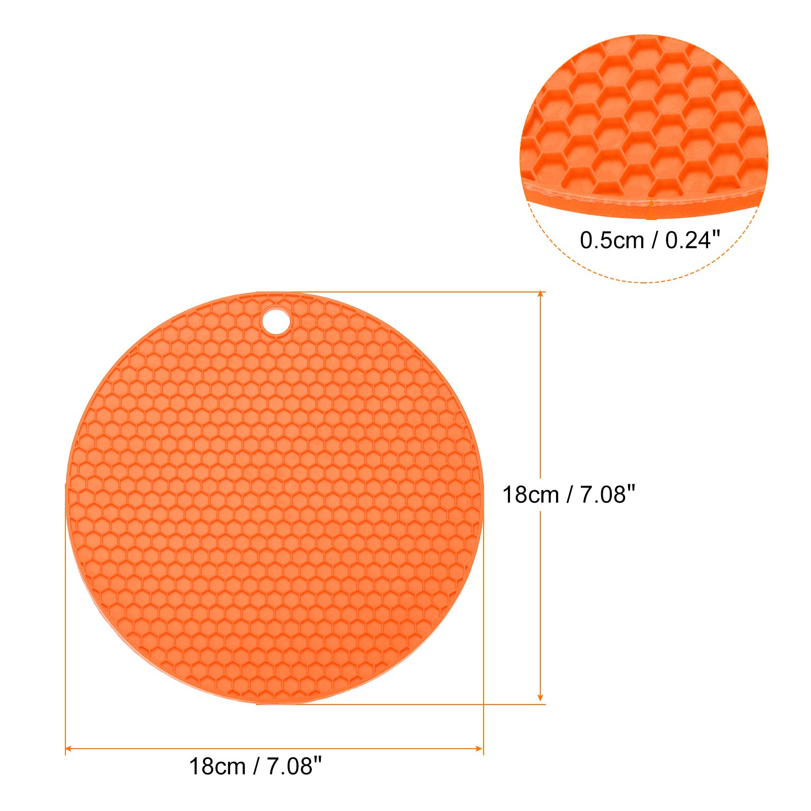 Lot De 2 Dessous De Plat En Silicone Floral – Protection De Table Anti-chaleur & Antidérapante (couleur Bordeaux)
