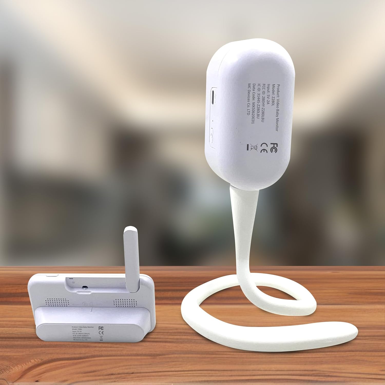 TimeFlys Video Baby Monitor with 2.8″ Screen, Both Portable Units, Camera 40-Hour Battery, Night Vision Camera, 2-Way Audio, Lullabies, No WiFi Required, Outdoor Use for Camping, Model Z280L