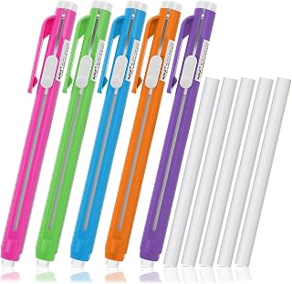 Excefore Excefore pen-style Erasers Brand: Excefore | Colour: white | Material: Plastic, Rubber | Product dimensions: 13.4L x 1.6W centimeters | Recommended uses for product: Painting | Special features: Non Toxic, Retractable