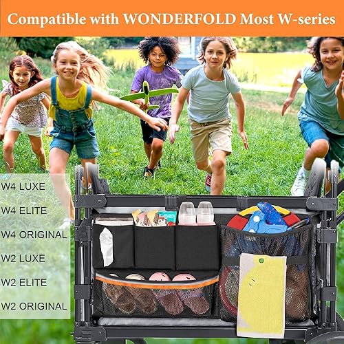 Miniatura 4 de Organizador de vagón, accesorio de almacenamiento de vagón, organizador de accesorios de vagón, bolsa de almacenamiento de carga de malla de gran