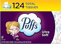Vista 15 de Puffs Pañuelos faciales ultra suaves, 24 cajas familiares, 124 pañuelos por caja