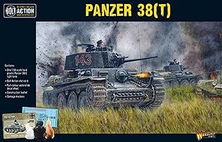 Bolt Action Panzer 38(t) Tank 1:56 WWII Military Wargaming Plastic Model Kit
