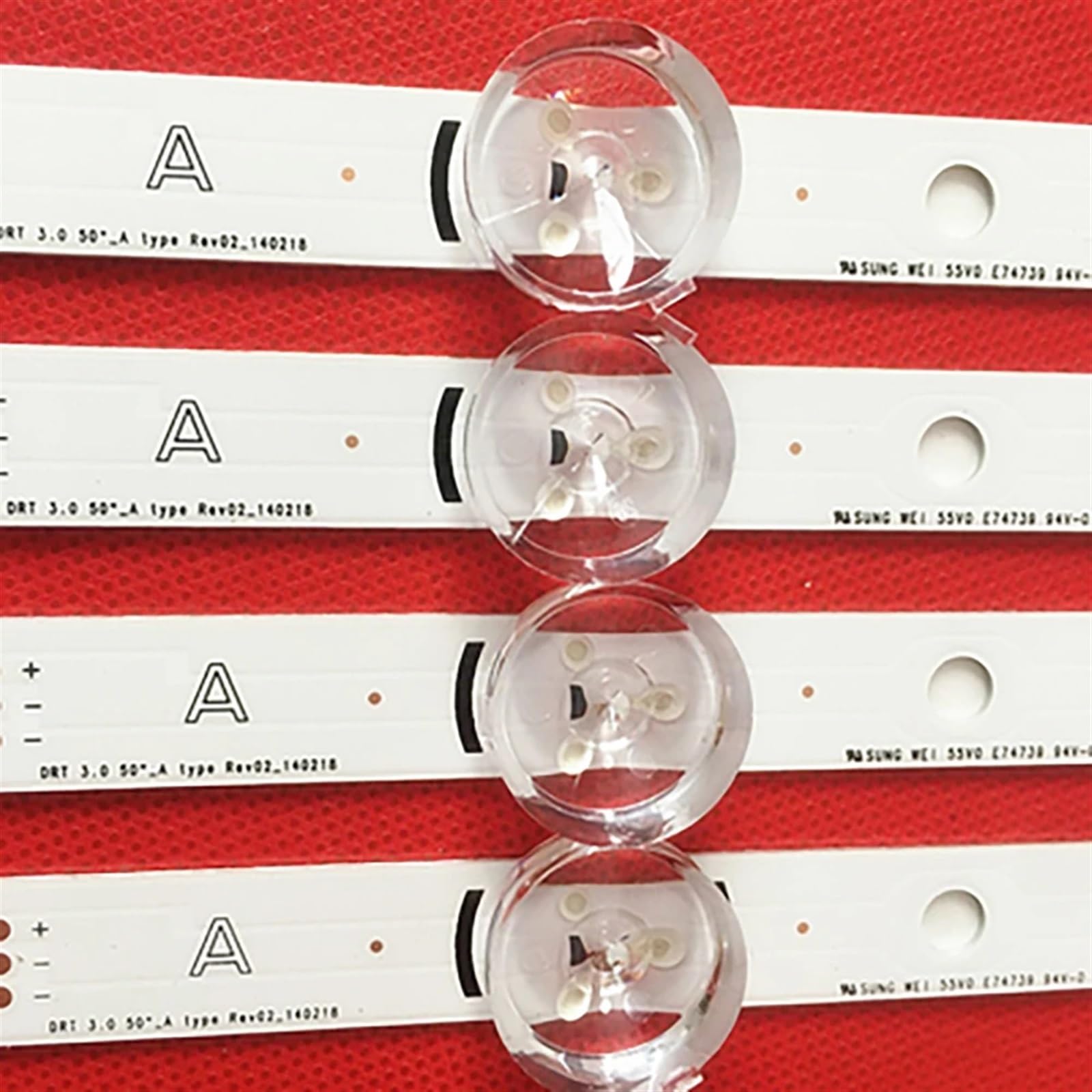 Array di Strisce di retroilluminazione a LED da 10 Pezzi Compatibile for LG TV 50LB650V Innotek DRT 3.0 50 AB 6916L 1736A 1735A 1978A 1979A LC500DUE