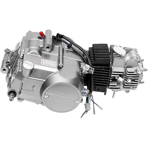 4 Stroke 140cc Dirt Bike Motorcycle Complete Engine Kit, Engine Motor Carburetor Single Cylinder CDI Kick Starter Lever Gear Shift Lever Manifold Set for CRF50 CRF70 XR50 XR70 Z50R Z50 CT70 USA STOCK