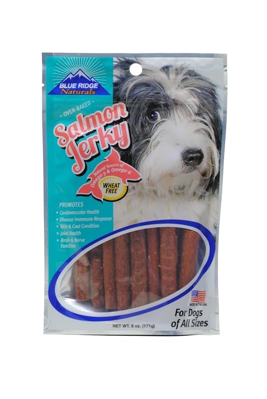 Petisco para Cães de Salmão do Alasca Assado no Forno e Sem Trigo Blue Ridge Naturals 170 g