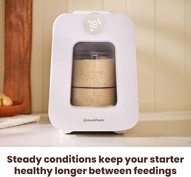 Brod & Taylor Sourdough Home Plus, Sourdough Starter Warmer & Cooler, App