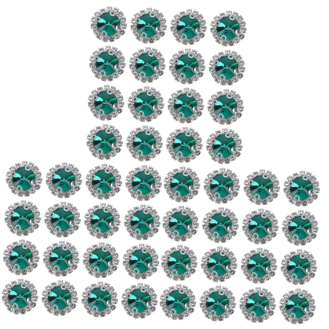 Tofficu 60stücke Flachrücken-rhinestones Grün Bastel-kristalle Für Hochzeitsdekoration Tischstreuung Schmuckherstellung Und Bastelprojekte Als Deko Für Feiern Und Anlässe