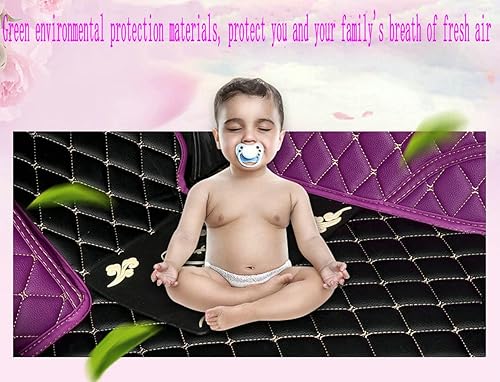 Miniatura 6 de Yaruicar Alfombrillas de coche para SUV, sedán, cupé, hatchback, camión, deportivos, de lujo, (morado)