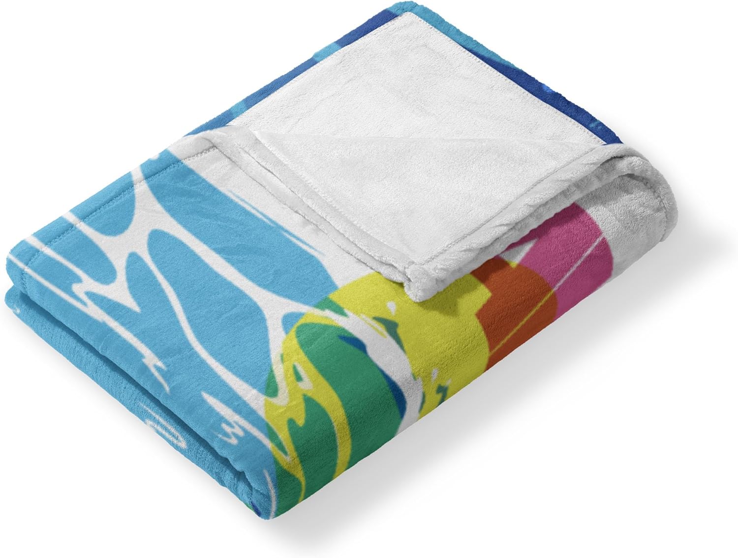 Northwest Jaws CMYK Poster Silk Touch Throw Blanket 50x60 inches