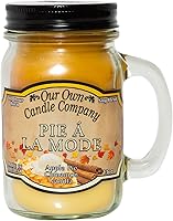 Vista 81 de Nuestra propia empresa de velas Candela aromática de calabaza y especias en tarro Mason de 13 onzas