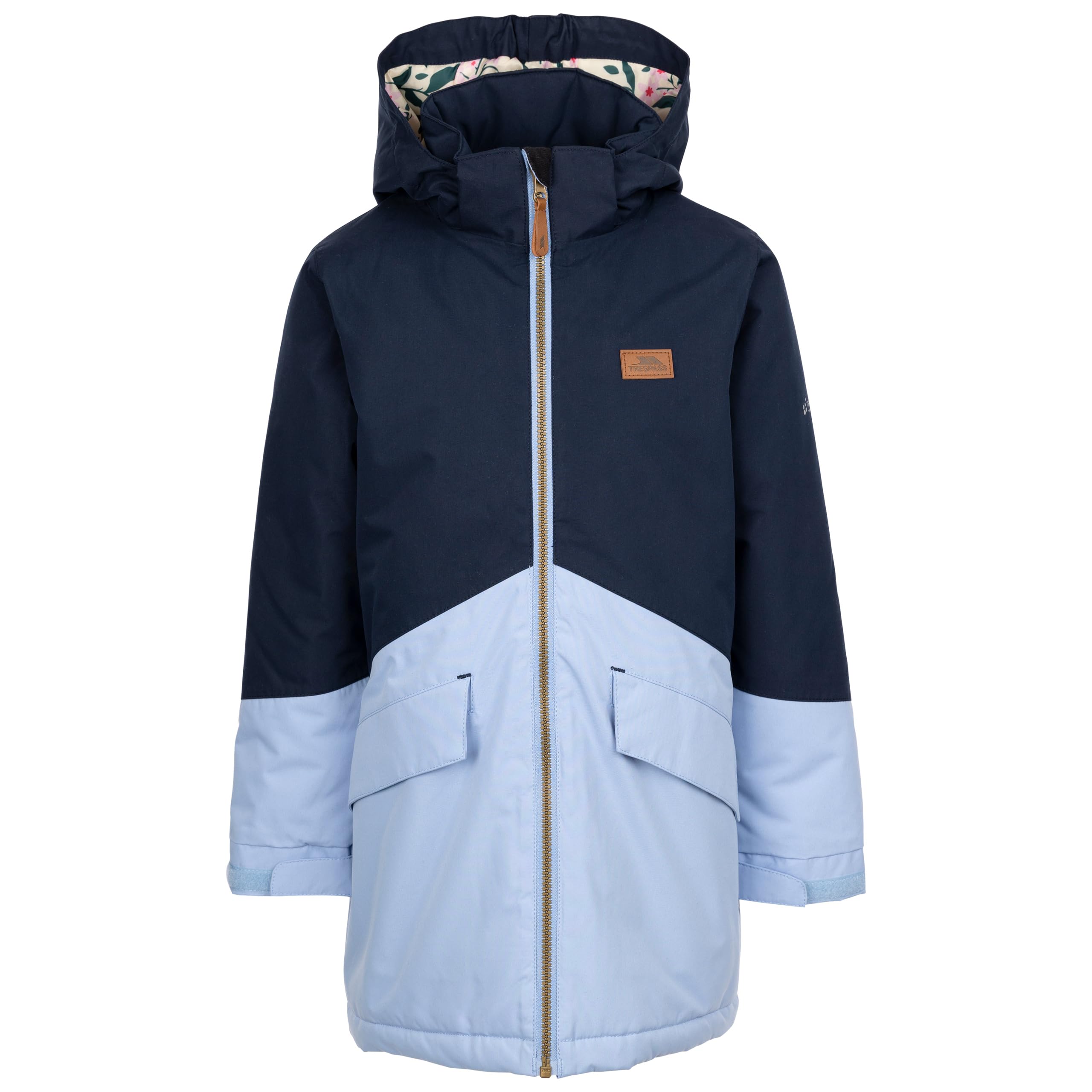 Trespass (5-6 Years, Cornflower) Kids Waterproof Jacket With Hood Oleta