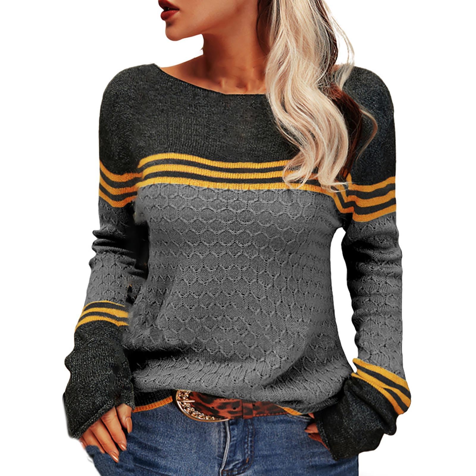 Womens Cream Sweater Pullover Sweaters Off The Shoulder Women Turtleneck Cropped Trendy Knit Cute Turtle Neck Fall