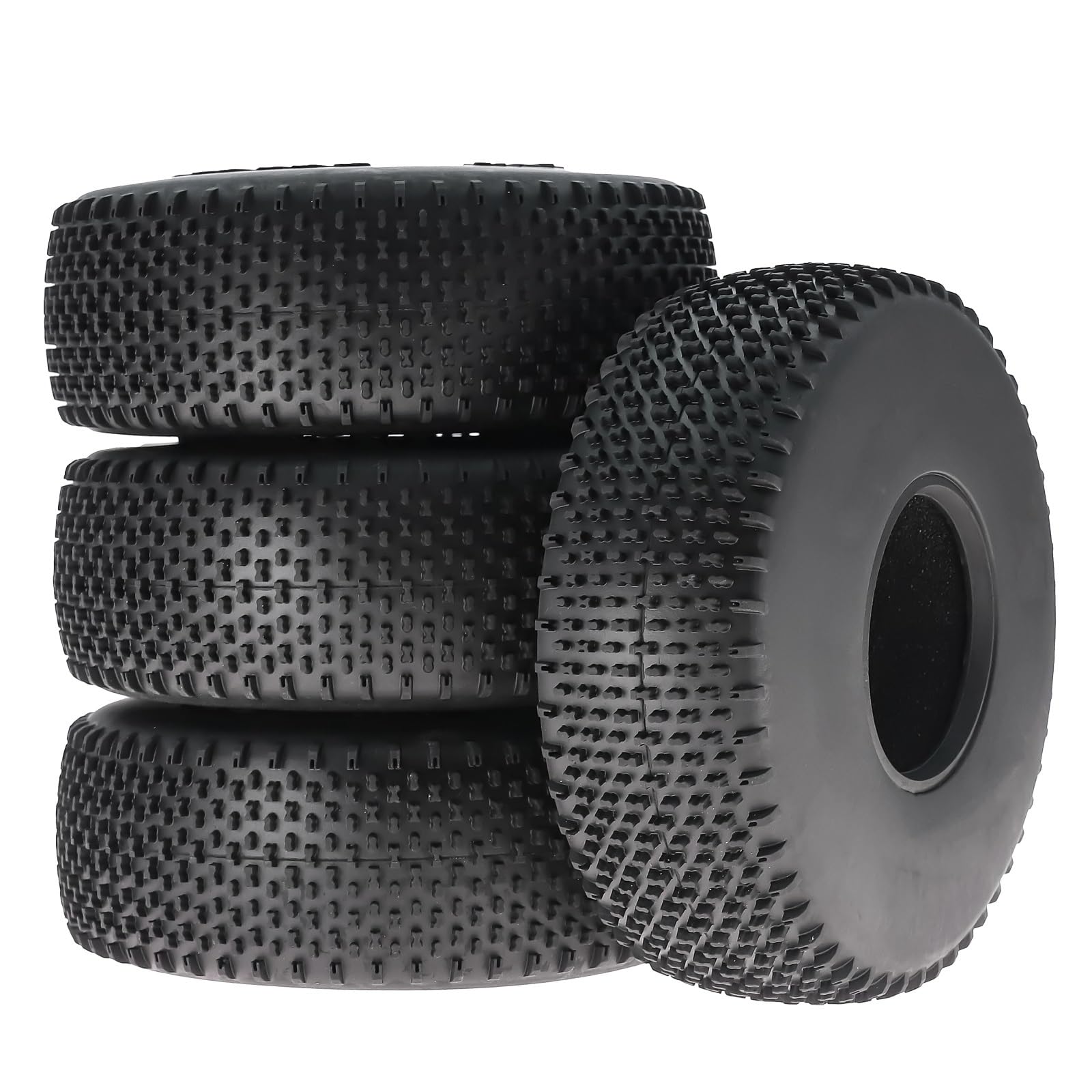 Per Axial Per SCX10 Per Traxxas Per TRX4 Per TRX6 D90 Per Redcat Per MST LK07 1/10 4 Pezzi 118mm 1.9 "Pneumatici In Gomma RC Crawler Parte Aggiornamento RC Ruote Gomma
