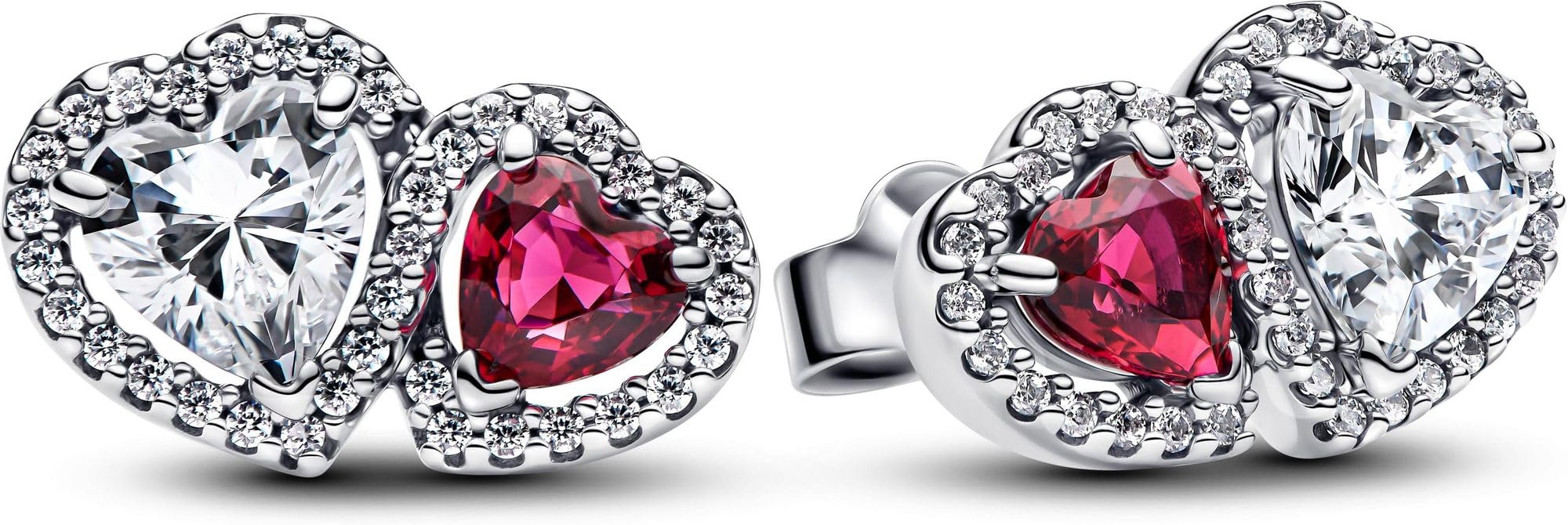 Pandora 293633C01 Zeitlose Knopf-Ohrringe