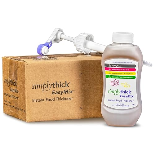 Miniatura 2 de SimplyThick EasyMix  92 porciones  Espesante de gel para aquellos con disfagia y trastornos de deglución  No alterará el sabor del líquido  Fácil de