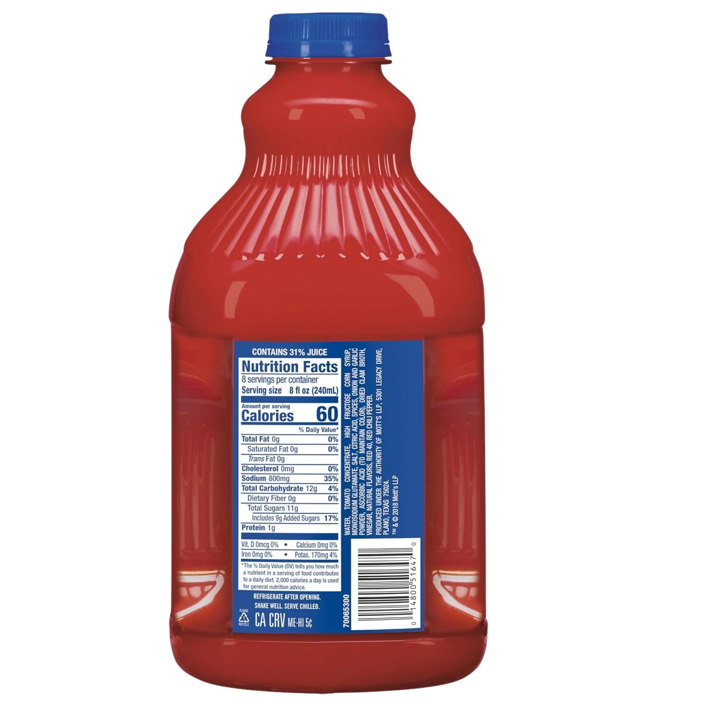 Clamato Original 1,89 L – Bebida de Tomate con Almeja para Micheladas y Ceviches - Pack Laborawi (3 x 1,89L)