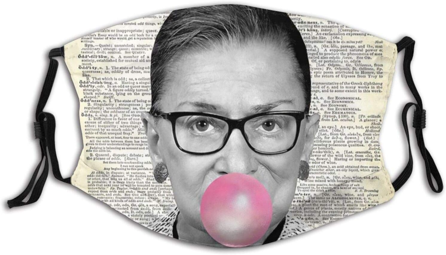 BIT Notorious RBG RBG,Unisex,Face Mask Balaclava, Portable Face Protection,Stay Safe Face Mask, Suitable for Outdoor Activities