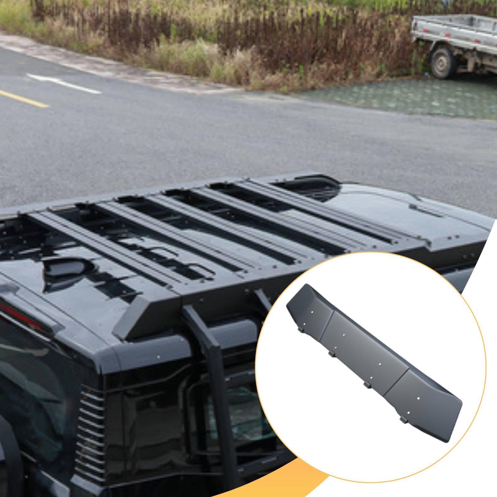 Deflectores de Viento para Portaequipajes de Techo de Coche, Accesorios Deflectores de Aire, Alerones Profesionales de Alto Rendimiento para La Reducc, Aleación de Aluminio