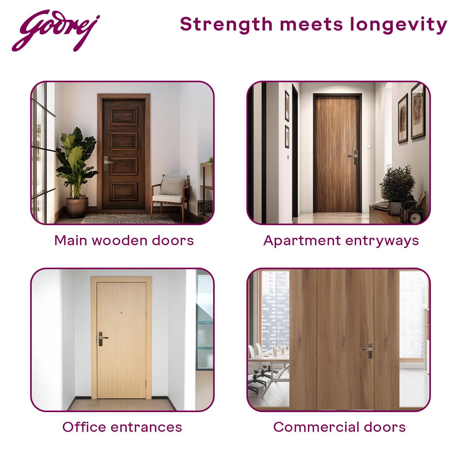 Godrej Mortise Lock I EuroProfile 200mm Cylinder | Double Throw Deadbolt | Common Keys | Reversible Latch | Antique Brass Finish | Anti-Corrosion Brass Body | 1 Year Warranty — Amazon image 8