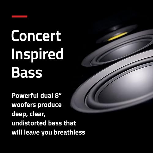 Miniatura 2 de Fluance Sistema de altavoces de canal 5.0 con sonido envolvente HiFi de alta fidelidad, incluye torres de pie de 3 vías, canal central y altavoces