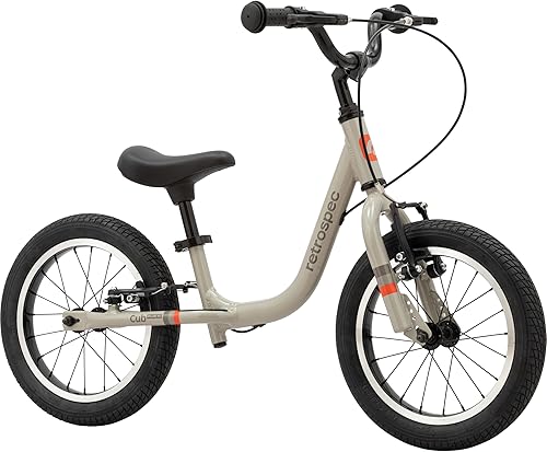 Miniatura 8 de Retrospec Cub Plus XL Kids Balance Bike - 14in Outdoor Toddler Bike with Adjustable Height 15-21in - Lightweight Aluminum Frame & Hand Brakes for
