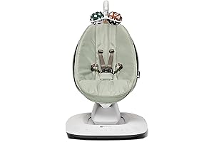 4moms mamaRoo Multi-Motion Baby Swing Bluetooth Enabled with 5 Unique Motions in Sage