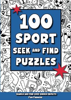 100 Sport Seek and Find Puzzles Search And Find 1000 Hidden Objects