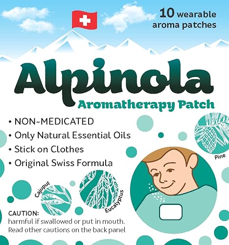 Miniatura 7 de Parches de aromaterapia con aceites esenciales, no medicados (10 unidades)