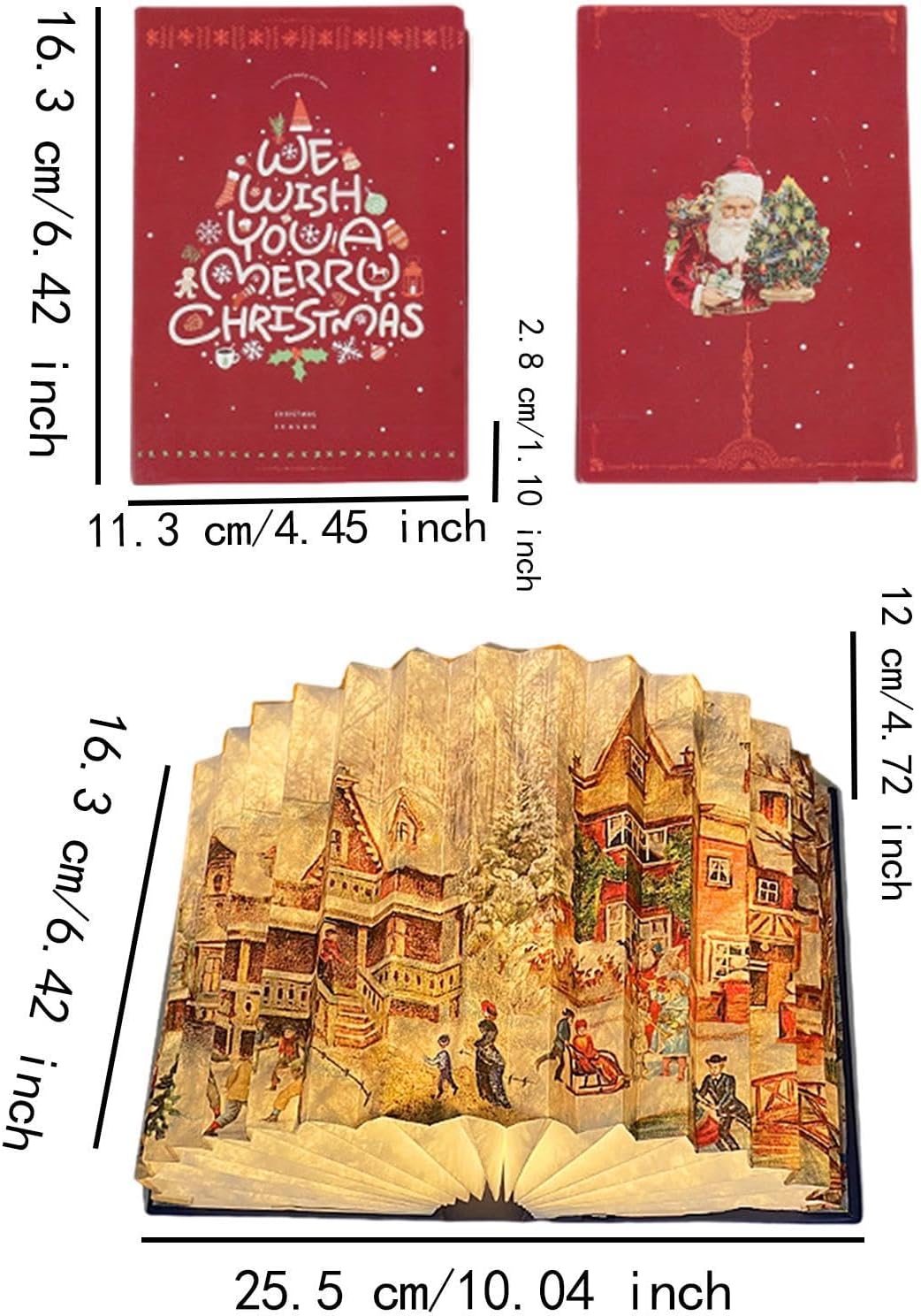 Loom Tree® Book Lights Rechargeable Home Decor Folding Book Lights for Book Lovers Kids | Lamps, Lighting & Ceiling Fans | Night Lights