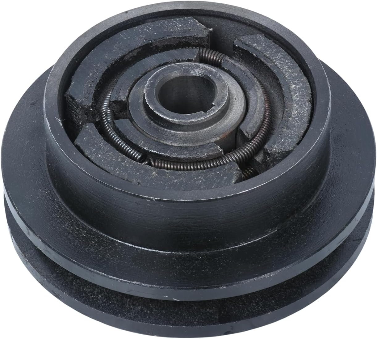 Clutch Assembly 416338990 Compatible with Multiquip/Mikasa MVC88GH，MVC88VGE，MVC88GE，MVC88 0.5 inch Belt Centrifugal Compactor Clutch with 0.75 inch 19.05mm Bore 5 inch Diameter Single Pulley