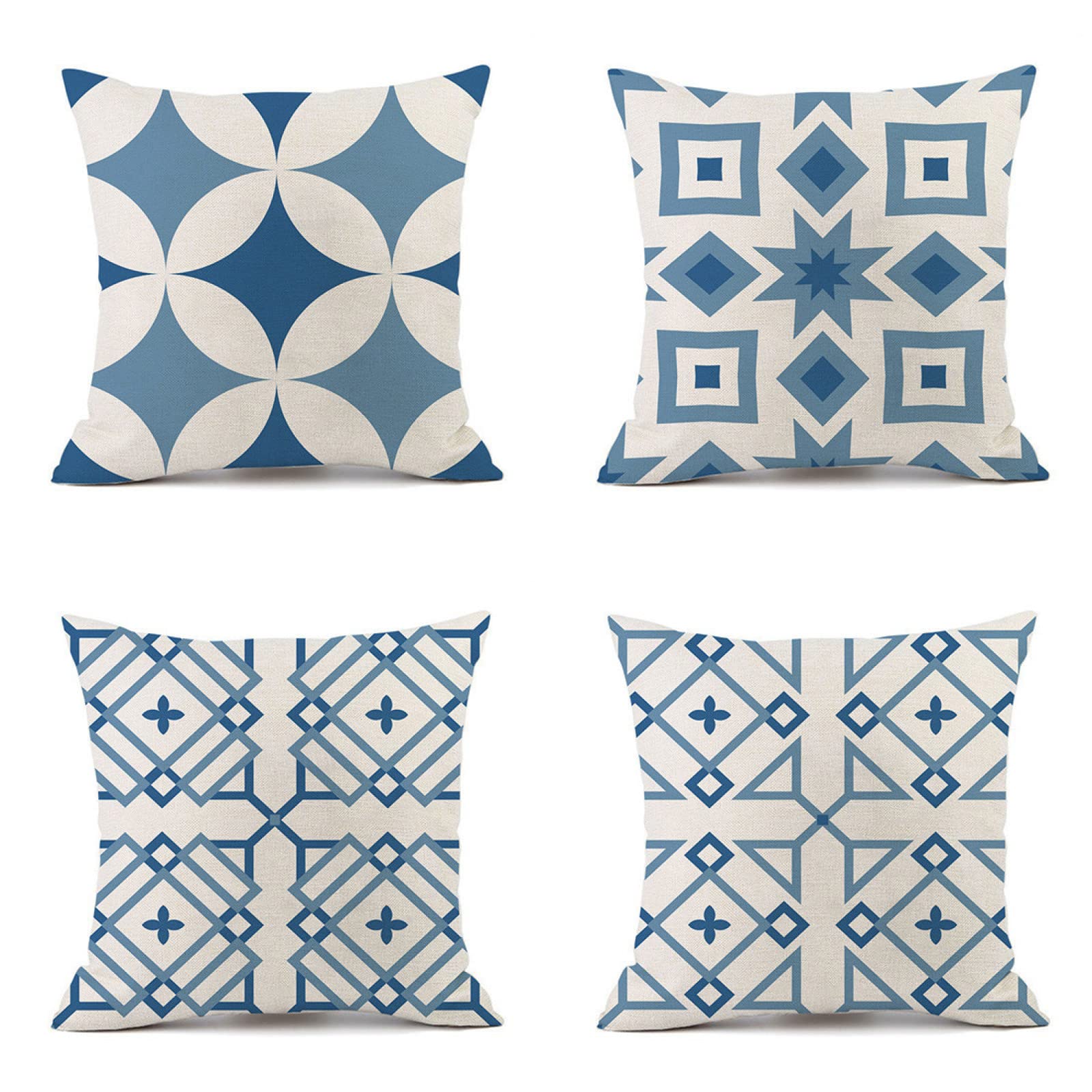 Pillow covers 50x50cm taie d'oreiller lin housses coussin décoratifs