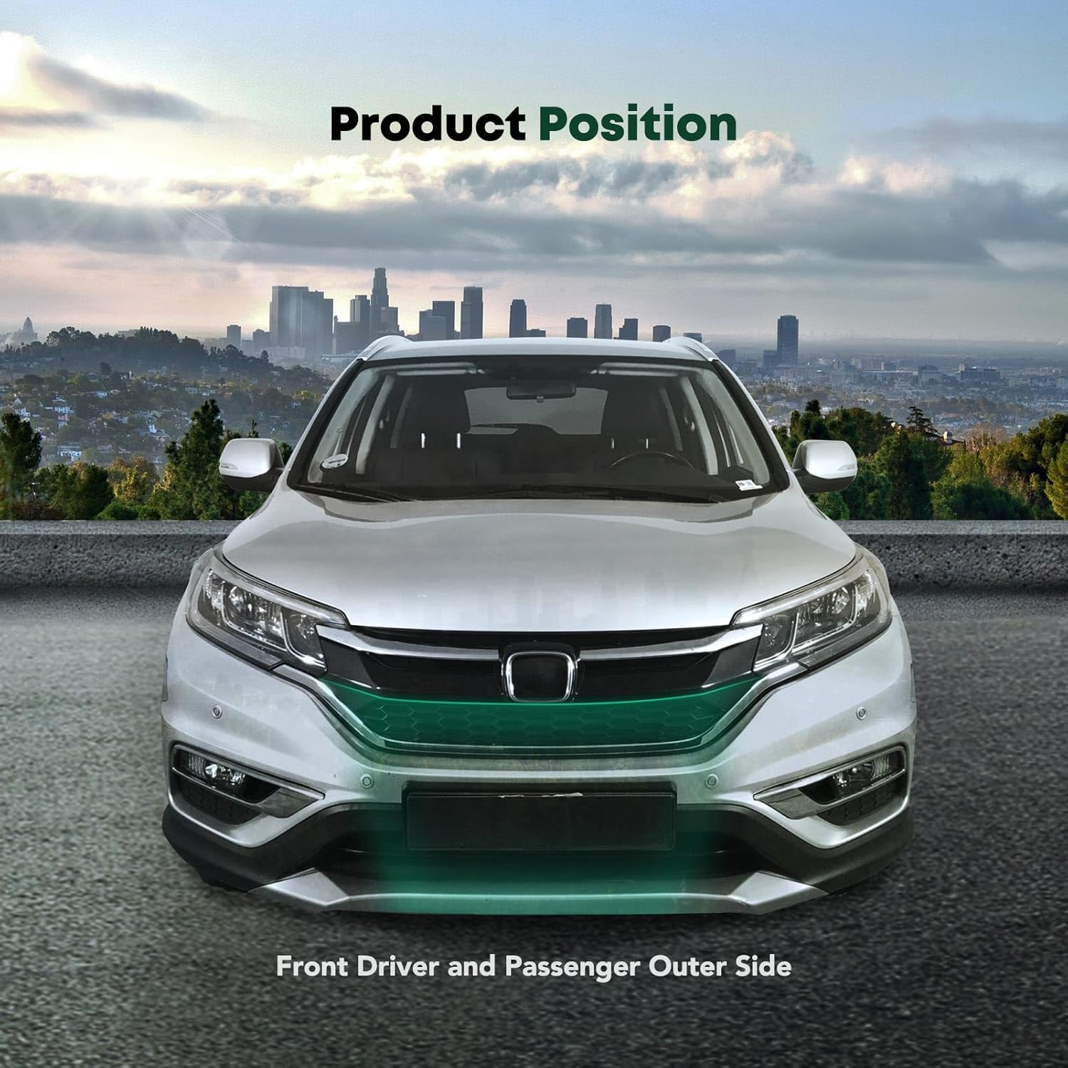 YHTAUTO Front Outer Left and Right Bumper Brackets Compatible with Mazda CX-5 2017-2021 Sport Utility, Driver and Passenger Side, 2-PC