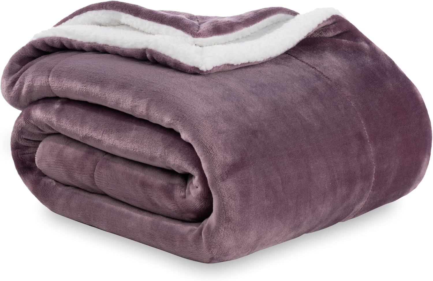 Berkshire BlanketSherpa Fleece Blanket, Warm and Soft Loftmink Reversible Blanket