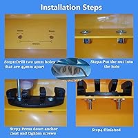 Vista 6 de Kit de anclaje para kayak y moto acuática, anclaje de barco de 3.5 libras con cuerda de 50 pies y cadena de acero inoxidable para accesorios