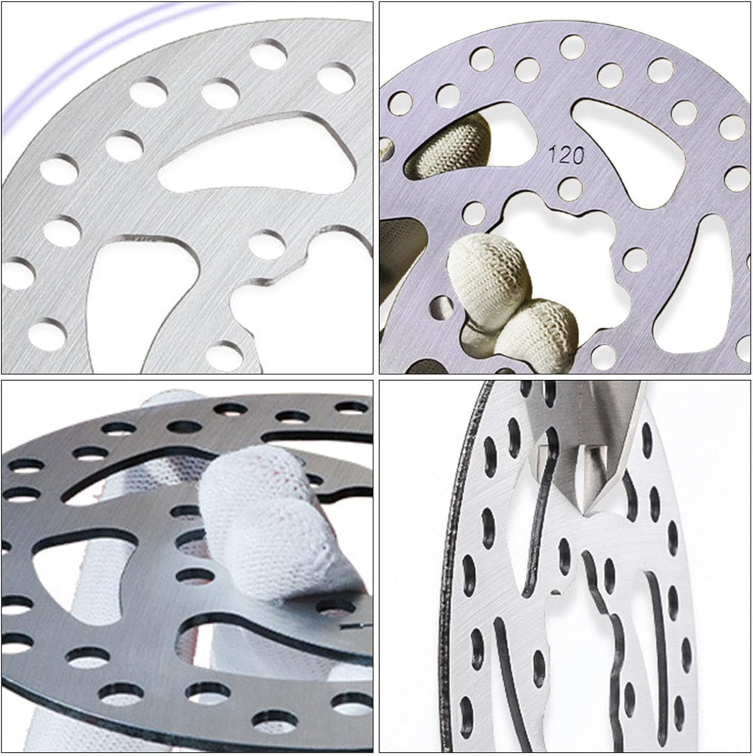 Disc Rotor Brake Accessory Stainless Steel 120mm for Small Vehicles