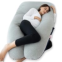 Vista 18 de Meiz Almohada de embarazo, almohada corporal de embarazo, almohadas de embarazo para dormir, almohada de maternidad para mujeres embarazadas