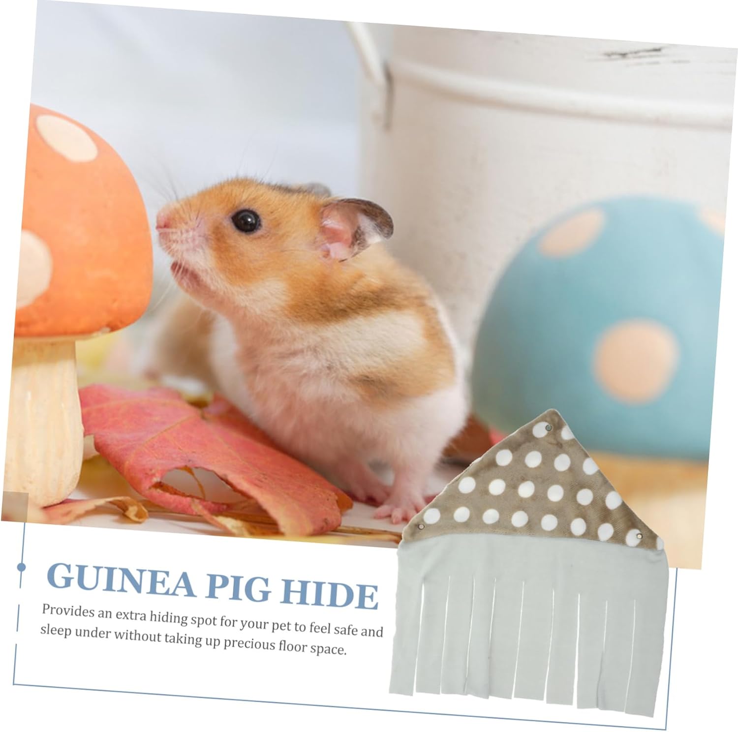 Pet Cage Hideout Tent Small Animal House Habitat Guinea Pig Hideaway Cat Tent Easy Install Corner